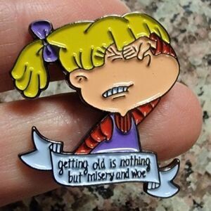 3/20 Rugrats Angelica Getting Old Enamel Pin